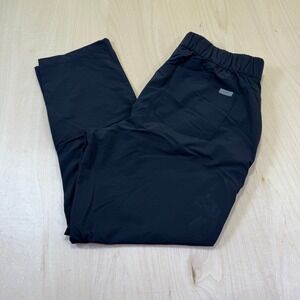 FIGS‎ PRO Black Scrub Pants Men's Large/Petite Elastic Waist Pockets